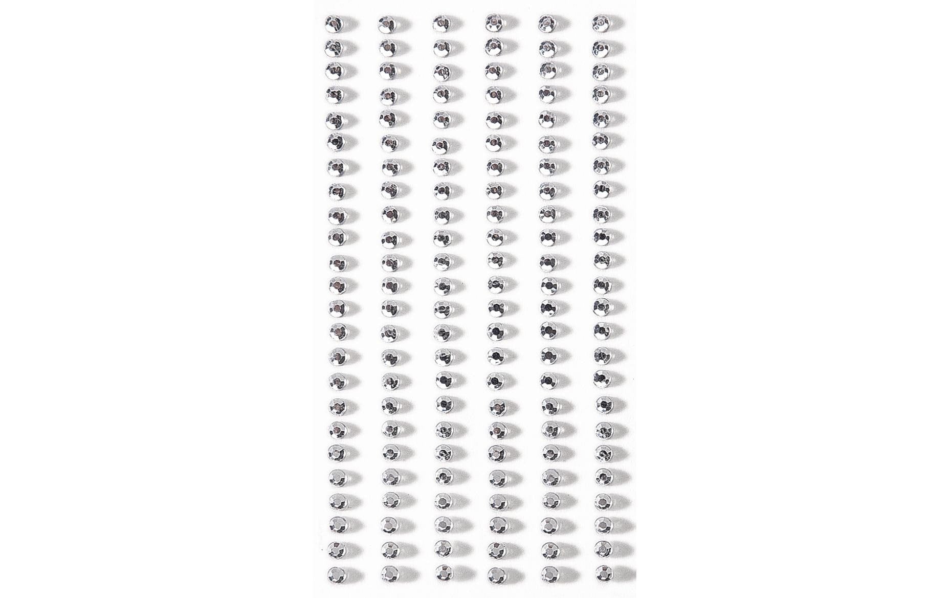 Artoz Artwork Sticker Kristall silber, 3mm, 1 Blatt