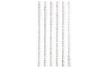 Artoz Artwork Sticker Kristall silber, 2mm, 1 Blatt