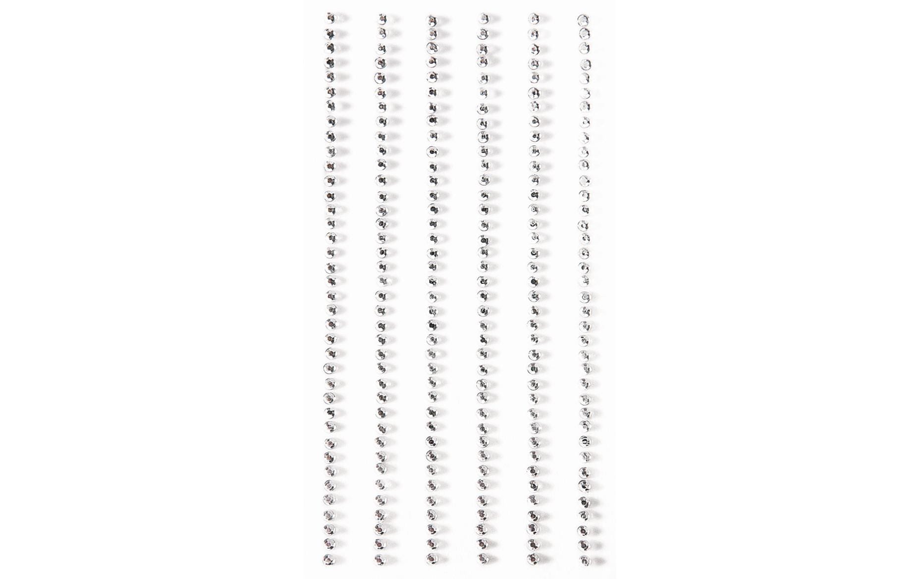 Artoz Artwork Sticker Kristall silber, 2mm, 1 Blatt