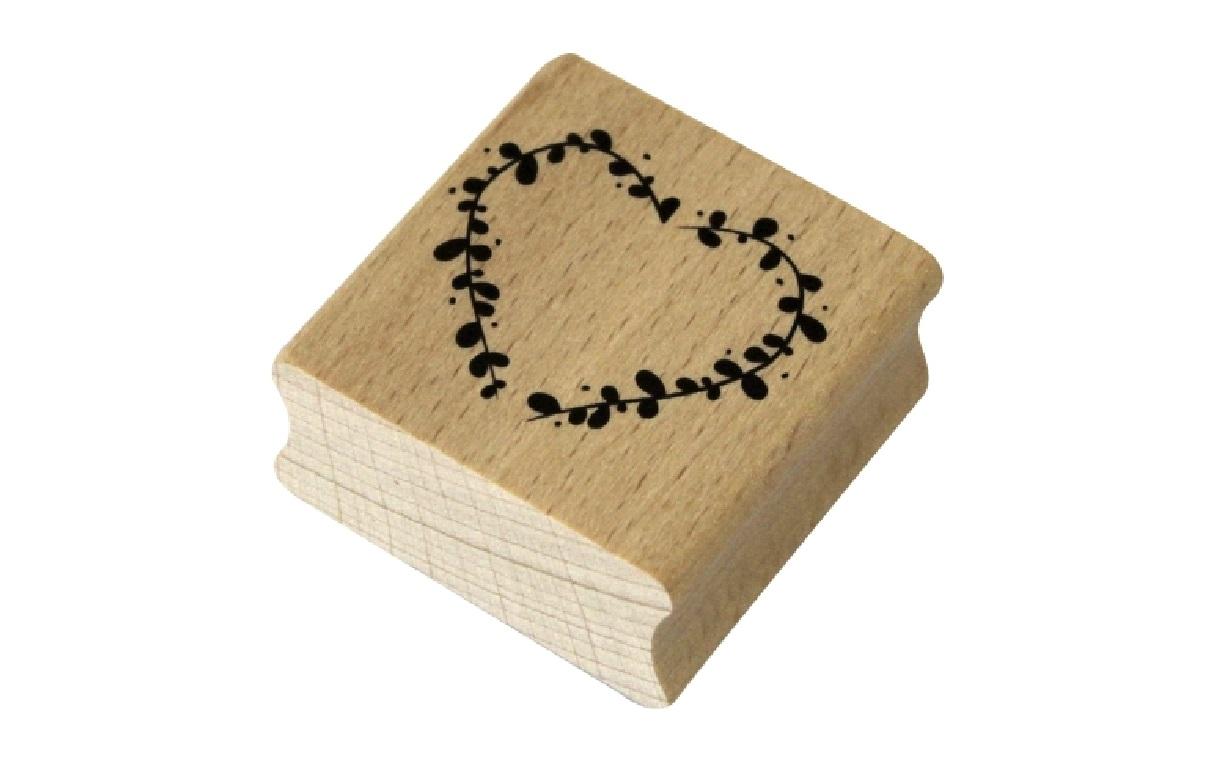 Artoz Motivstempel Blumen 40x40xH19mm, Buche