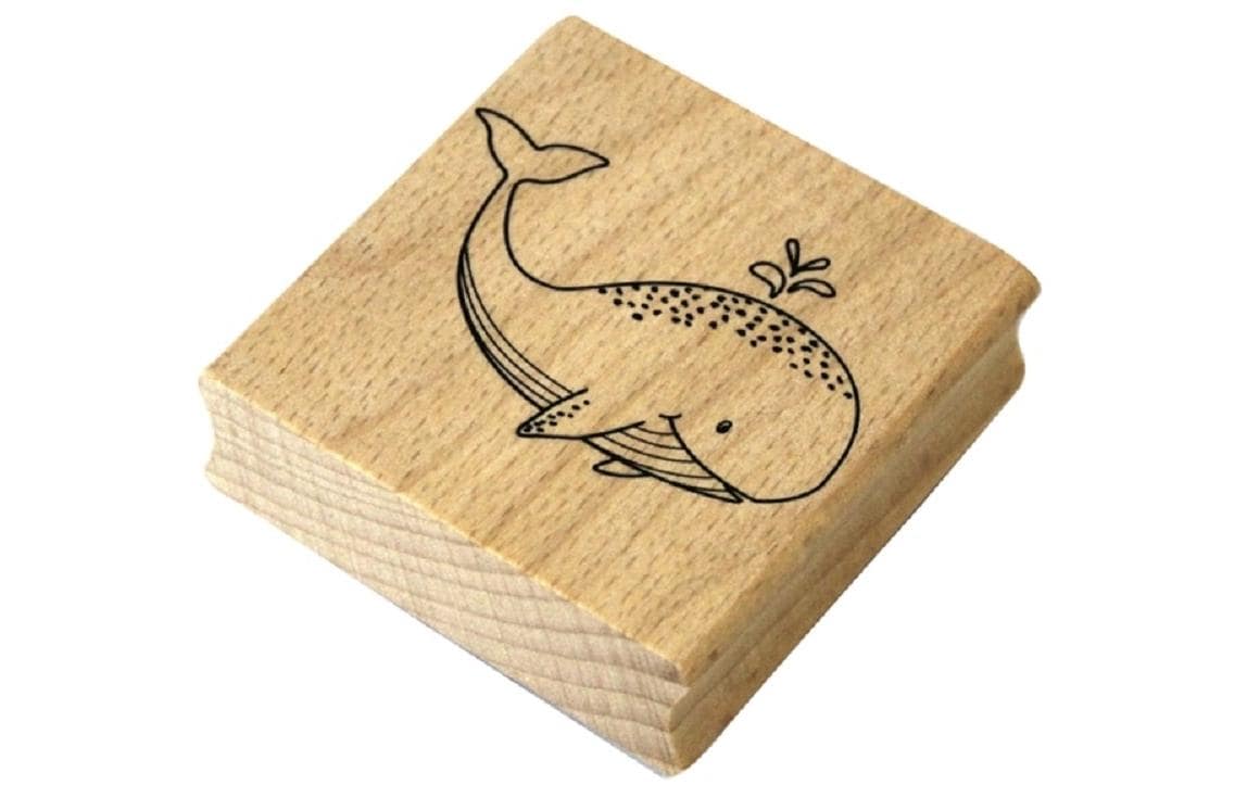 Artoz Motivstempel Wal 60x60xH19mm, Buche