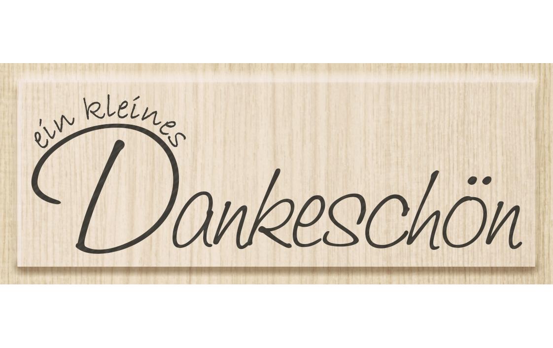 Heyda Motivstempel Ein Kleines Dankeschön Grösse: 8.5 x 1.7 cm