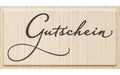 Heyda Motivstempel Gutschein Grösse: 7.5 x 3.5 cm