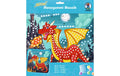 URSUS Moosgummi-Set Glitter Drache 1 Vorlage, Aufsteller, 432 Sticker