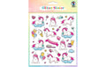 URSUS Sticker Glitter Fun Einhorn 4 Stickerbögen