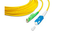 Lightwin LWL HQ Simplex Patchkabel, LSH,10m Singlemode OS2, E2000/APC-SC kompatibel