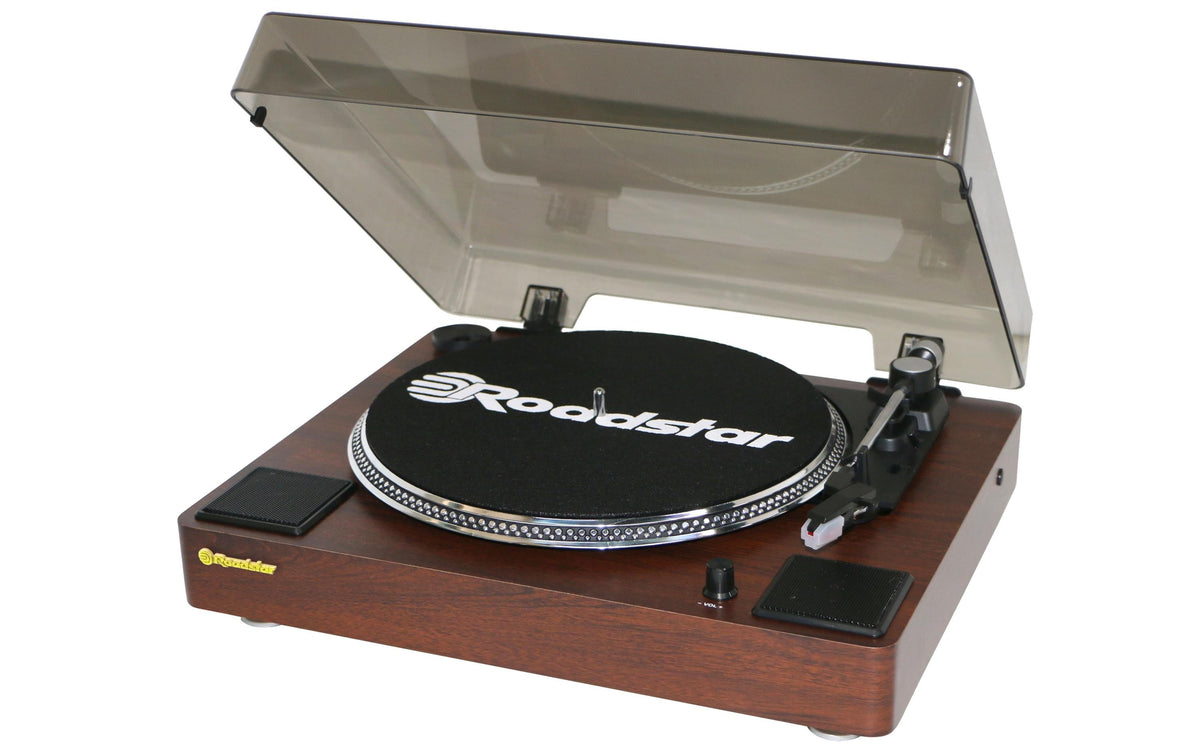 Roadstar TT-260SPK, Plattenspieler Riemenantrieb, Line-Out