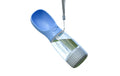 FTM Hunde-Trinkflasche 380ml blau, mit Leckerli-Fach