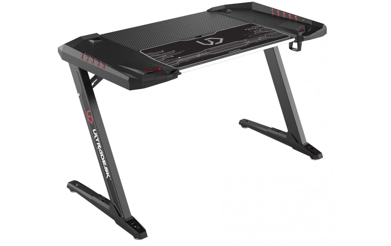 Ultradesk Rocket Schwarz Gaming Table Schwarz, div Zubehör