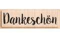 Heyda Motivstempel Dankeschön Grösse: 6 x 1.4 cm
