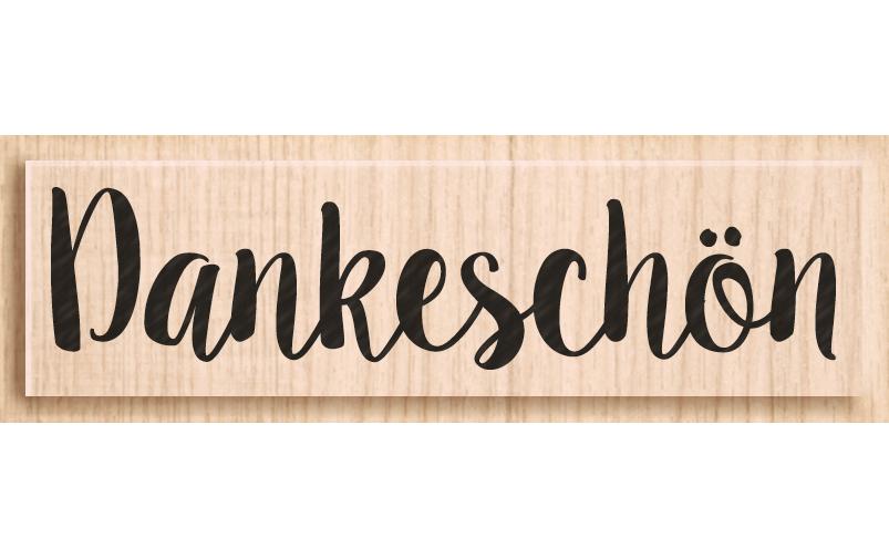 Heyda Motivstempel Dankeschön Grösse: 6 x 1.4 cm