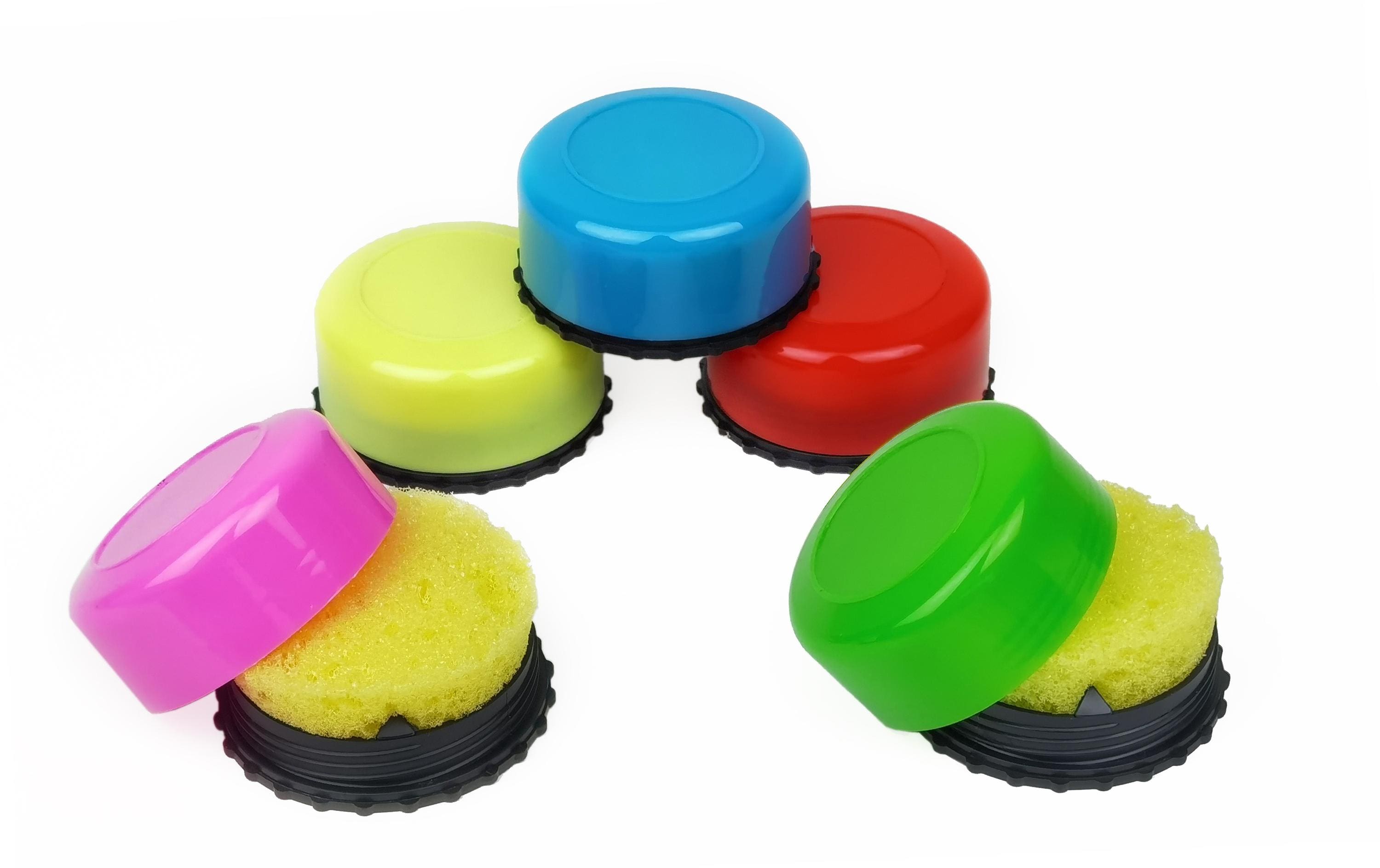 Läufer Malschwammdose 55x28 mm, farbig sortiert