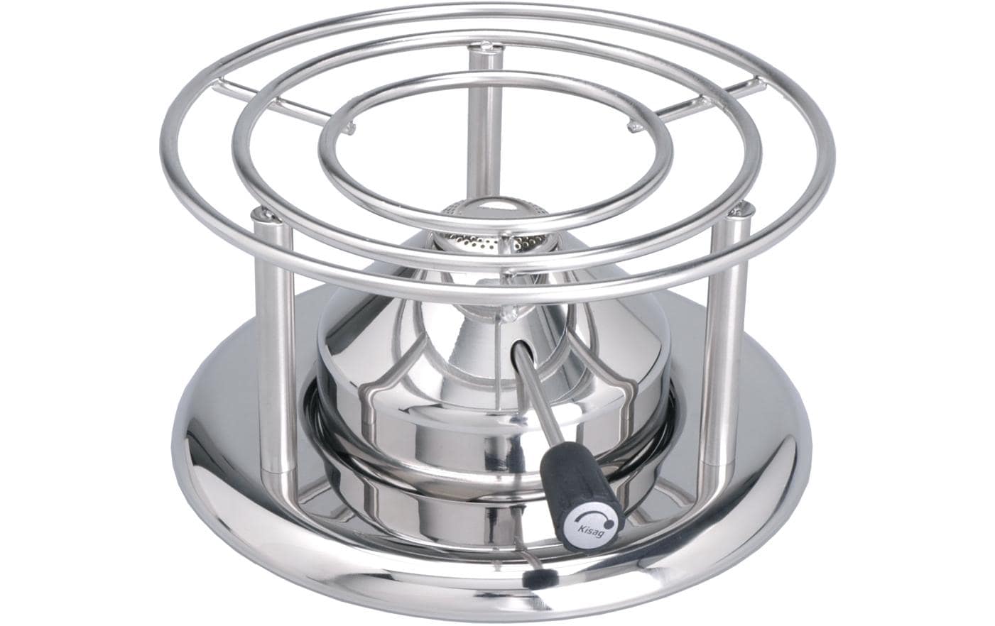 Kisag Rechaud Ronda Silver inkl. Kisag Sicherheitsgasbrenner Gastro
