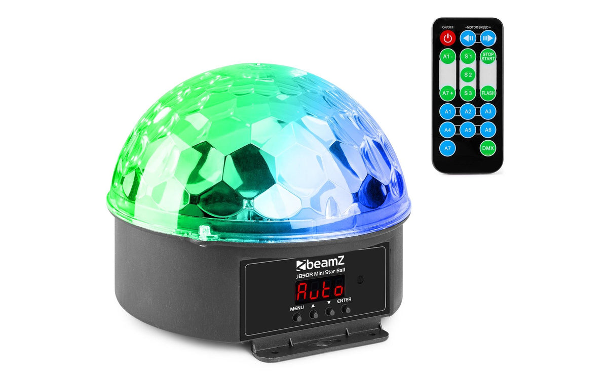 BeamZ JB90R MiniStar Ball, LED, 9x1W, DMX, FB