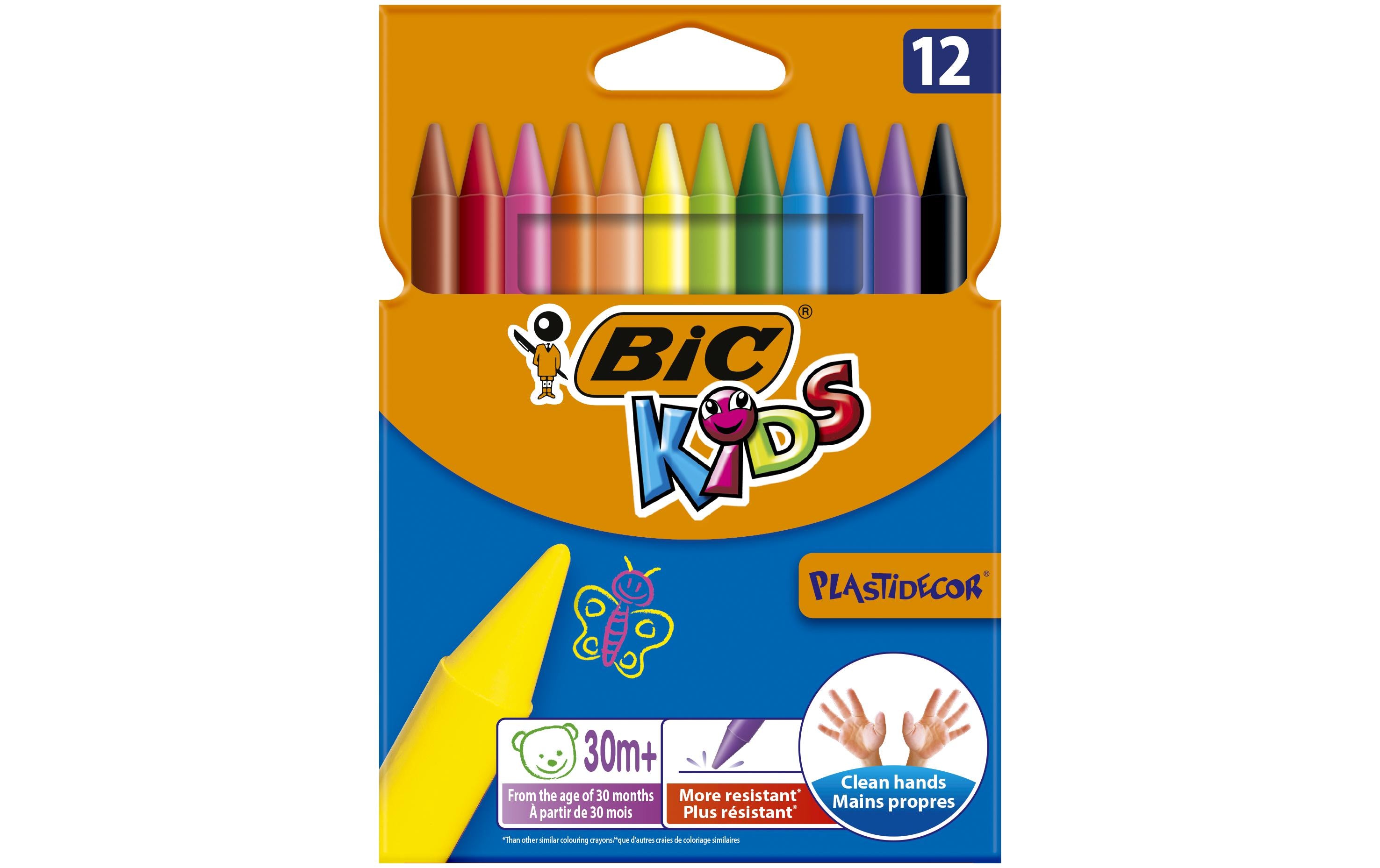 Bic Kids Malkreide Plastidecor 12er Etui