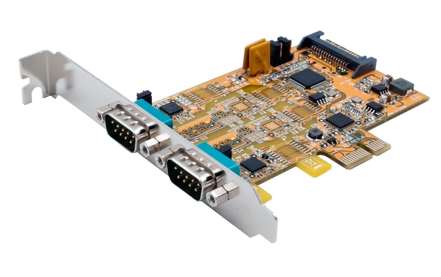 EXSYS EX-45032, 2S Seriell RS232 PCIe Karte (FTDI Chip-Set)