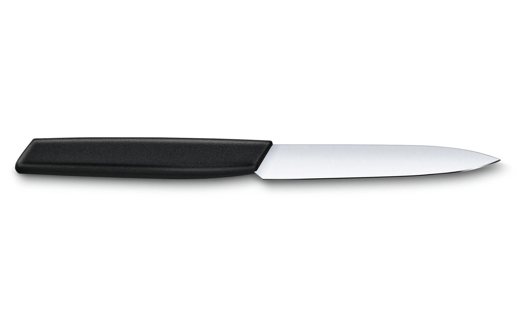 Victorinox Gemüsemesser 10cm Schwarz Gerader Schliff