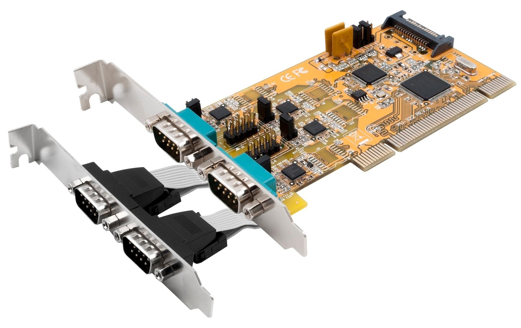 EXSYS EX-42034, 4S Seriell RS232 PCI Karte (FTDI Chip-Set)