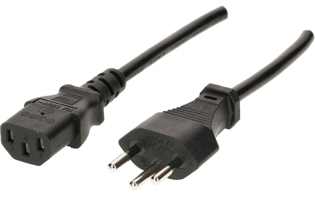Apparatekabel C13/Typ12, 3m TD3x1,0mm2