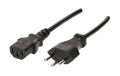 Apparatekabel C13/Typ12, 2m TD3x0.75mm2, schwarz