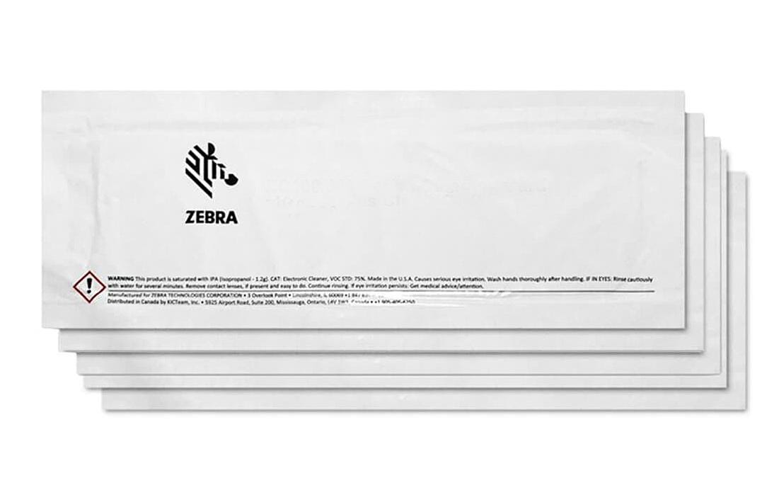 Zebra Cleaning Card zu ZC100/300/350 5 Karten