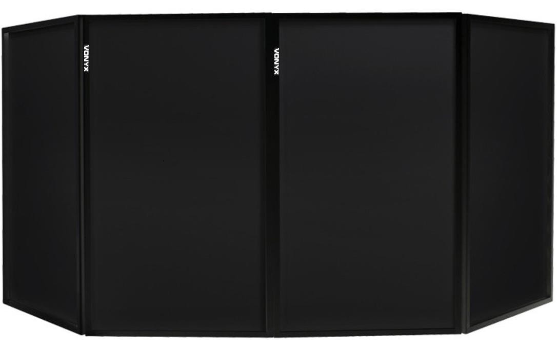 Vonyx DB2B DJ Screen faltbar 120x70cm, schwarz
