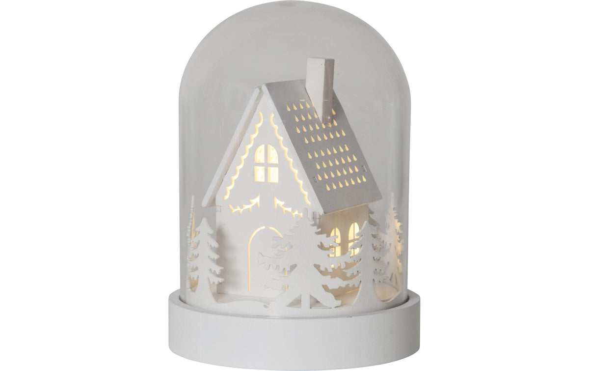 Star Trading Tischdekoration Kupol 12.5 x 17.5  cm x 12.5 cm, 3 LEDs, Indoor