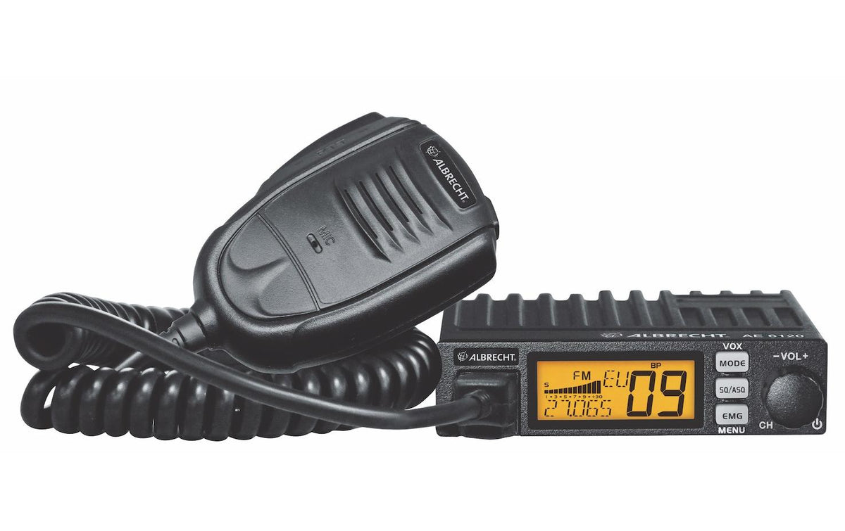 Albrecht CB-Funkgerät AE 6120 VOX, 13.2V VOX Freisprechfunktion, Mini-CB Funk