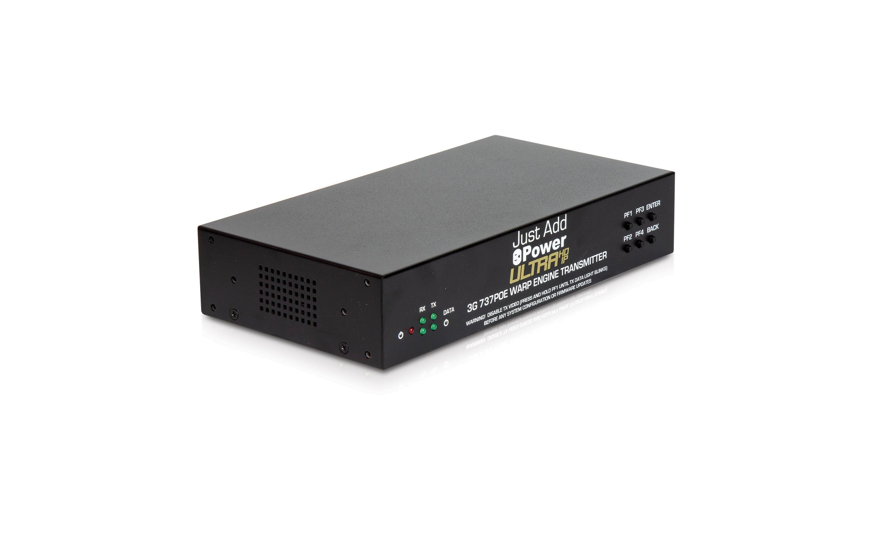 Just Add Power JP-UL-737POE IP Transmitter/Warp, Rotation, 4K