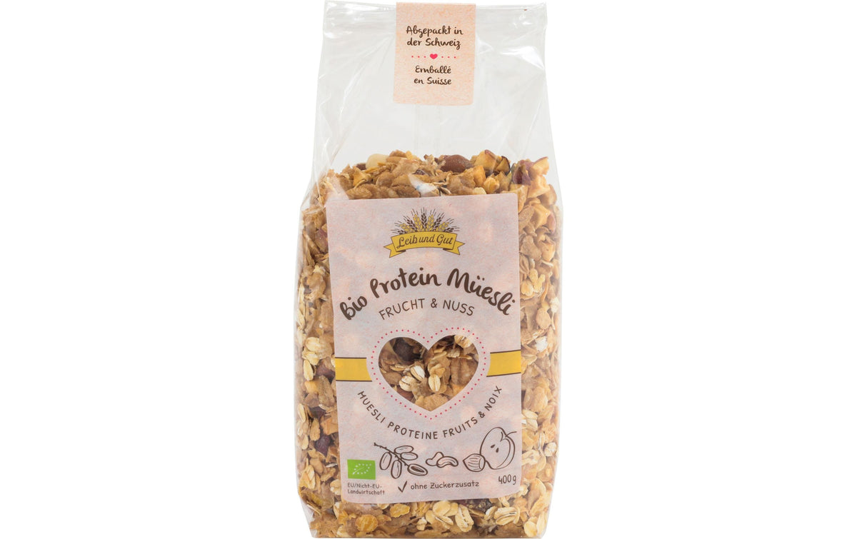 Protein Müesli Frucht & Nuss BIO 400 g
