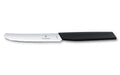 Victorinox Tafelmesser 11cm Schwarz Gerader Schliff