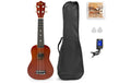 MAX UKEYDN Sopranukulele Sopranukulele, braun, Tuner, GigBag, Picks