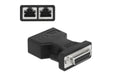 Delock D-Sub 15 Pin zu 2x RJ45 D-Sub 15 Pin Buchse zu 2x RJ45 Buchse