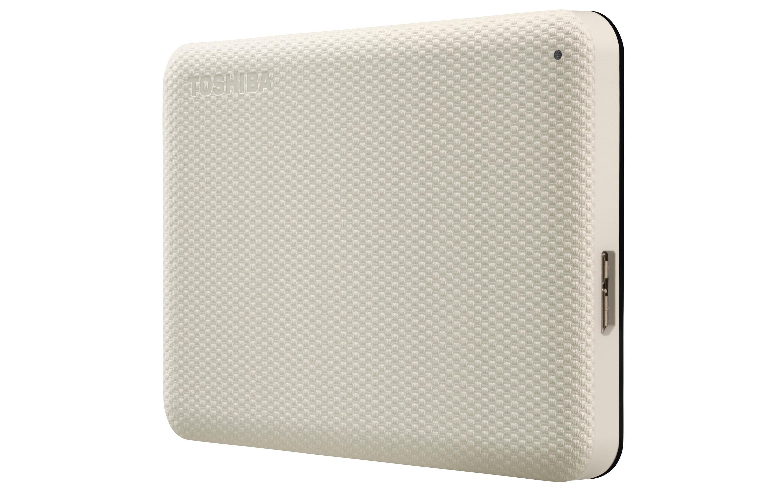 Toshiba Canvio Advance 2TB Weiss USB 3.2, 2.5, 14mm, inkl. Backup Software