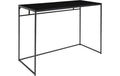 House Nordic Tisch schwarz 100x45x75cm, Edelstahl