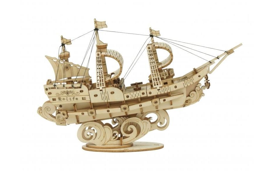 Robotime Segelschiff Holzbausatz
