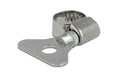 Delock Schlauchschellen 8-12mm, 10 Stück mit Flügelmutter, Metall