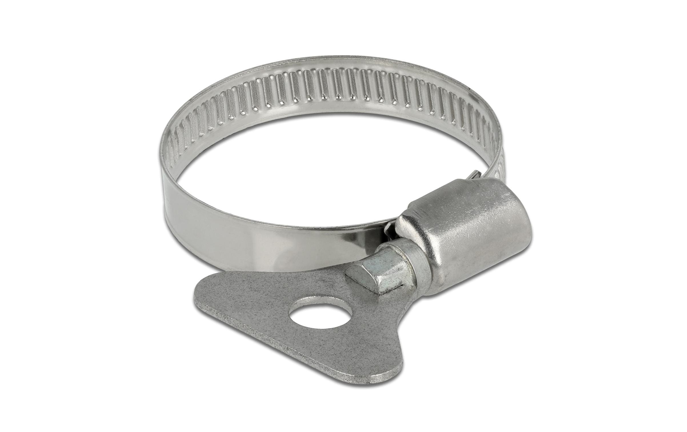 Delock Schlauchschellen 25-40mm, 10 Stück mit Flügelmutter, Metall