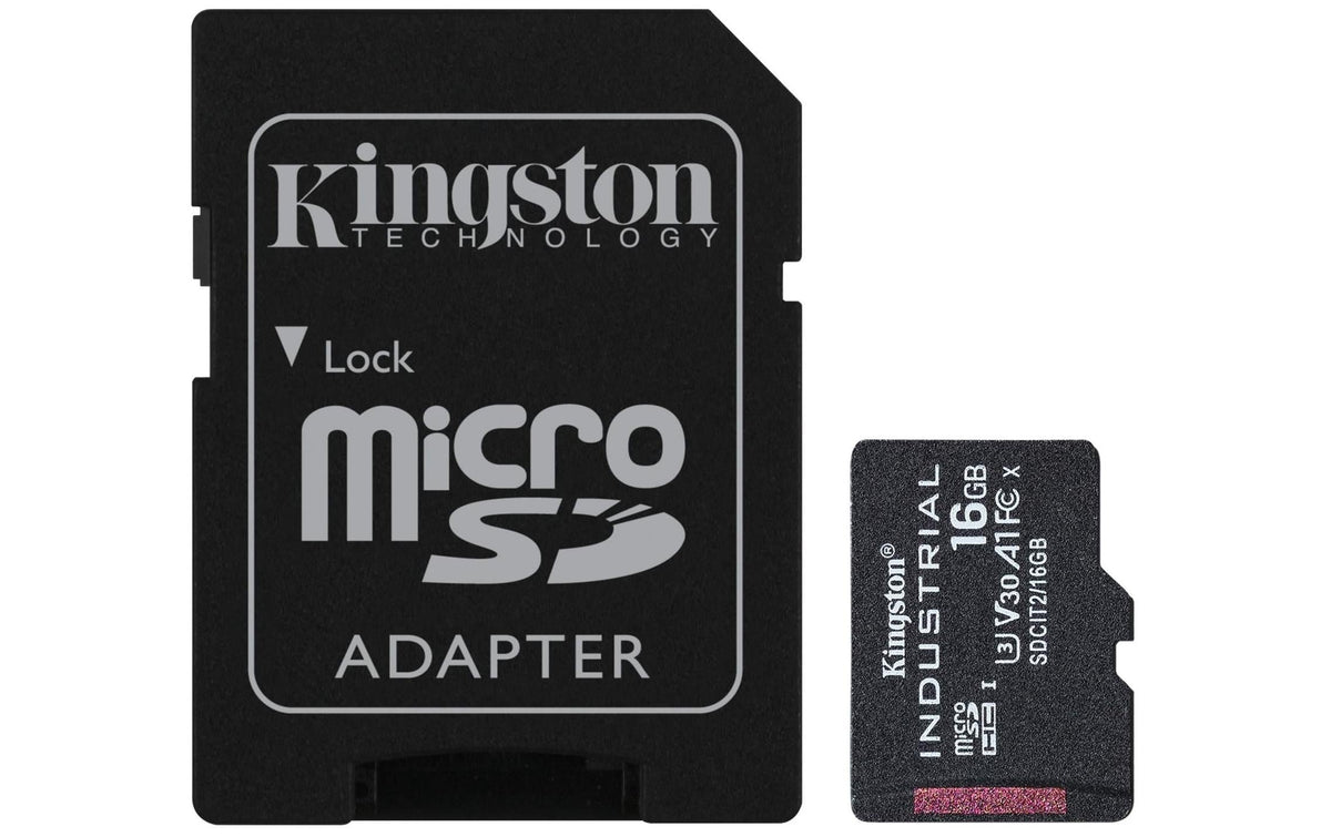 micro SDHC Industrial Trade 16GB UHS-I Class 10 + SD Adapter