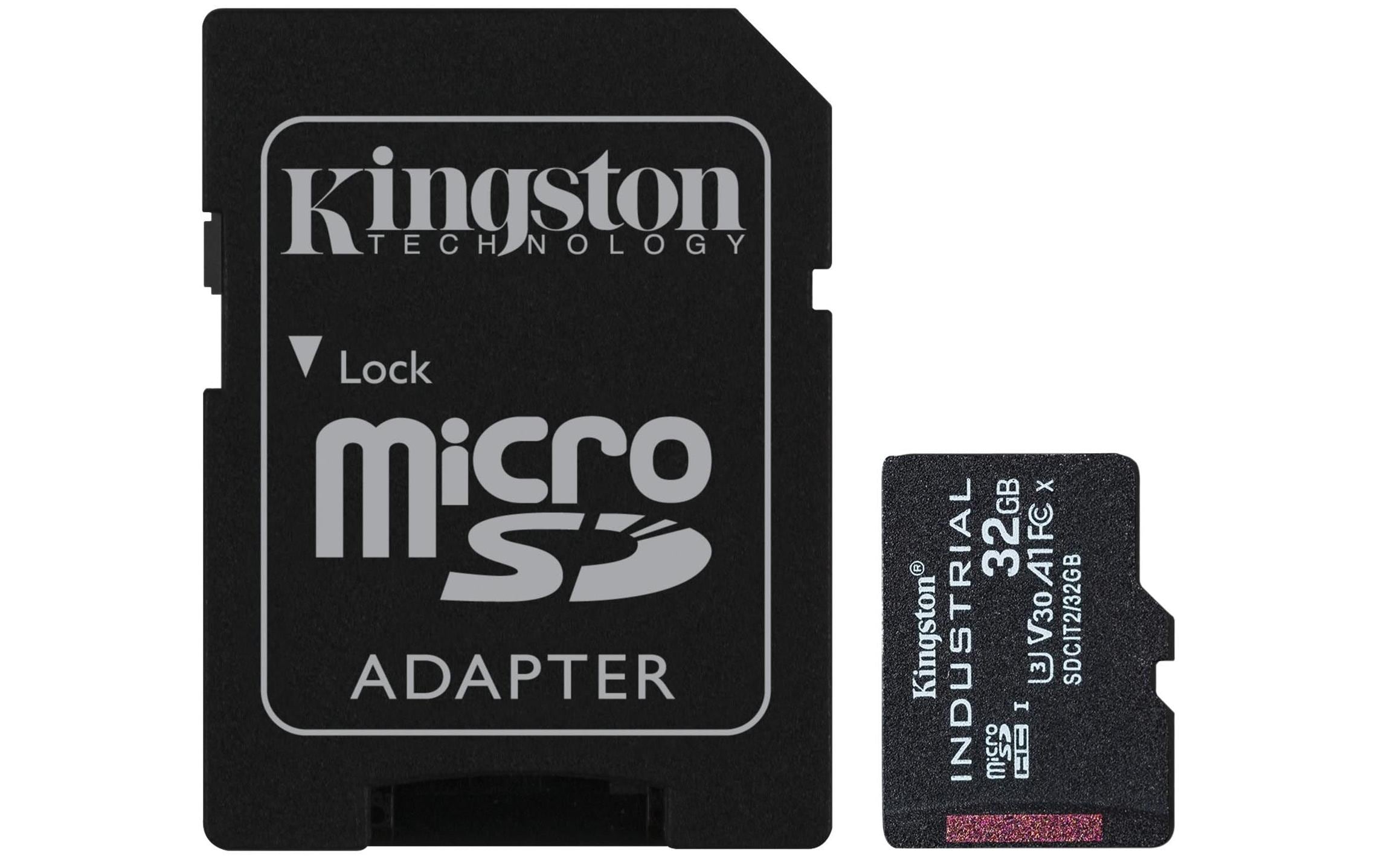 micro SDHC Industrial Trade 32GB UHS-I Class 10 + SD Adapter