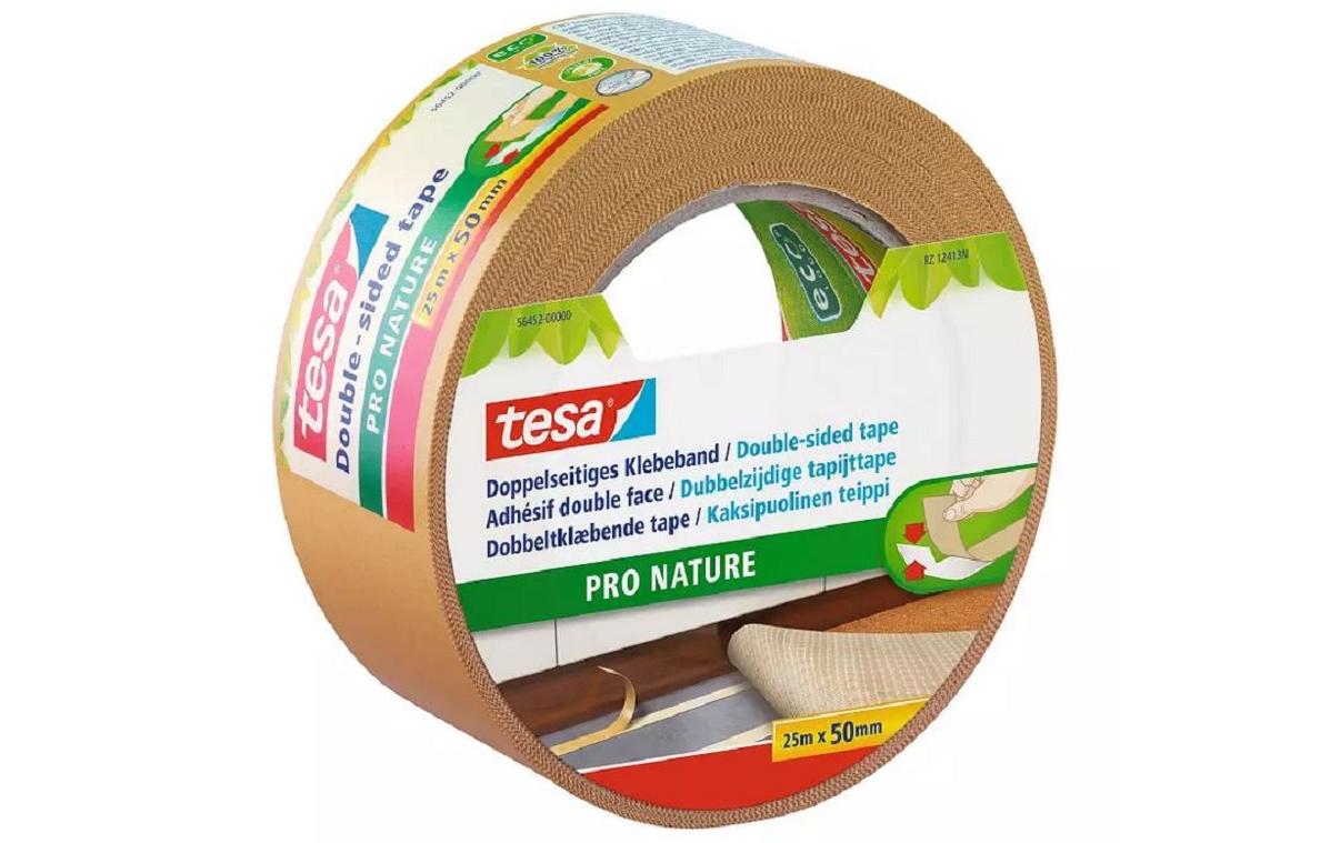 Tesa  Klebeband ECO FIXATION 25m x 50mm doppelseitiges Klebeband, hohe Klebekraft