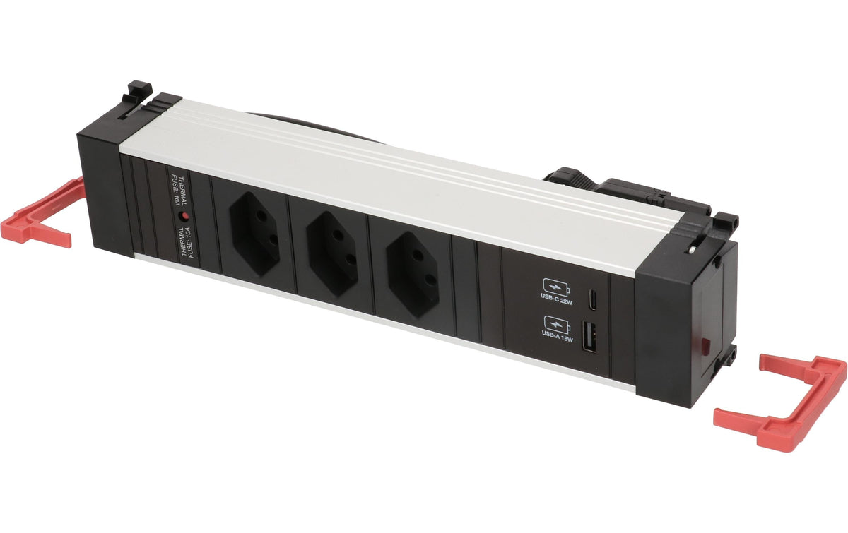 Bachmann Steckdoseneinheit POWER FRAME 3xT13, 1xUSB A/C