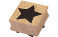 Artoz Stempel Stern 40 x40 x H19mm, Buche