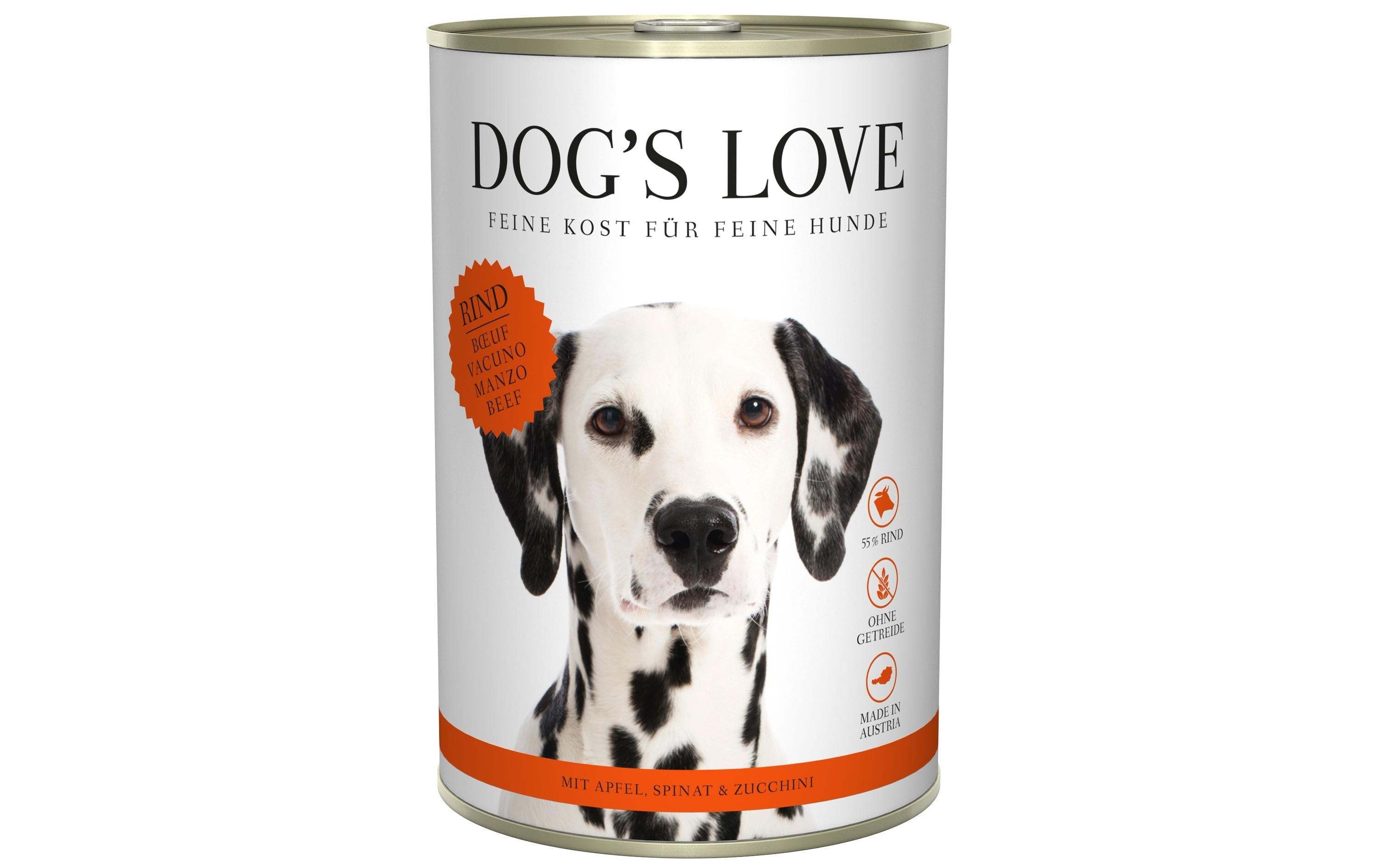 Dogs Love Nassfutter Adult Classic Rind 400g