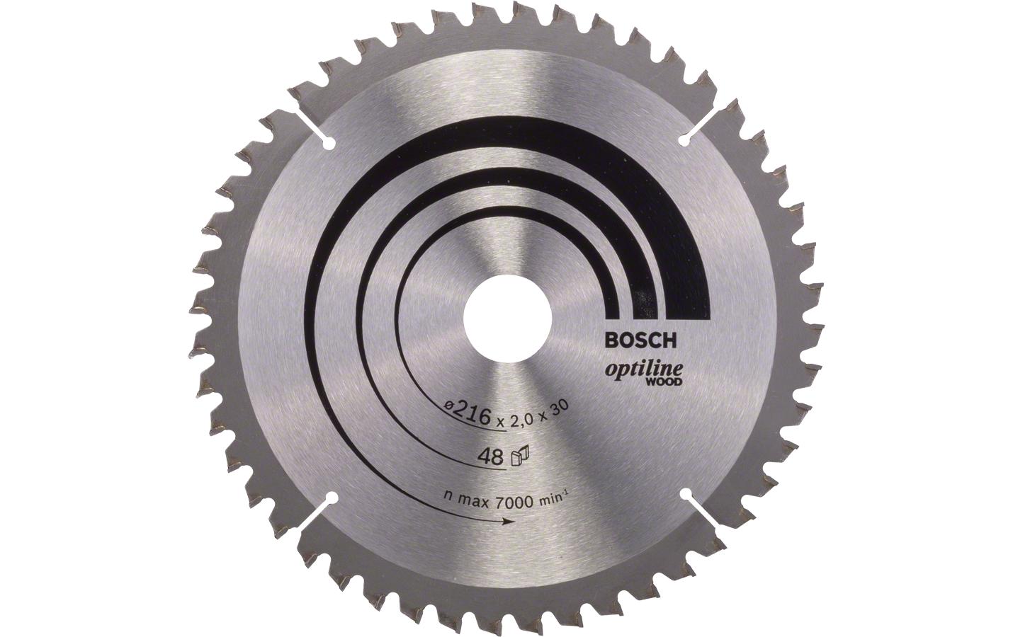 Bosch Professional Kreissägeblatt Optiline Wood
