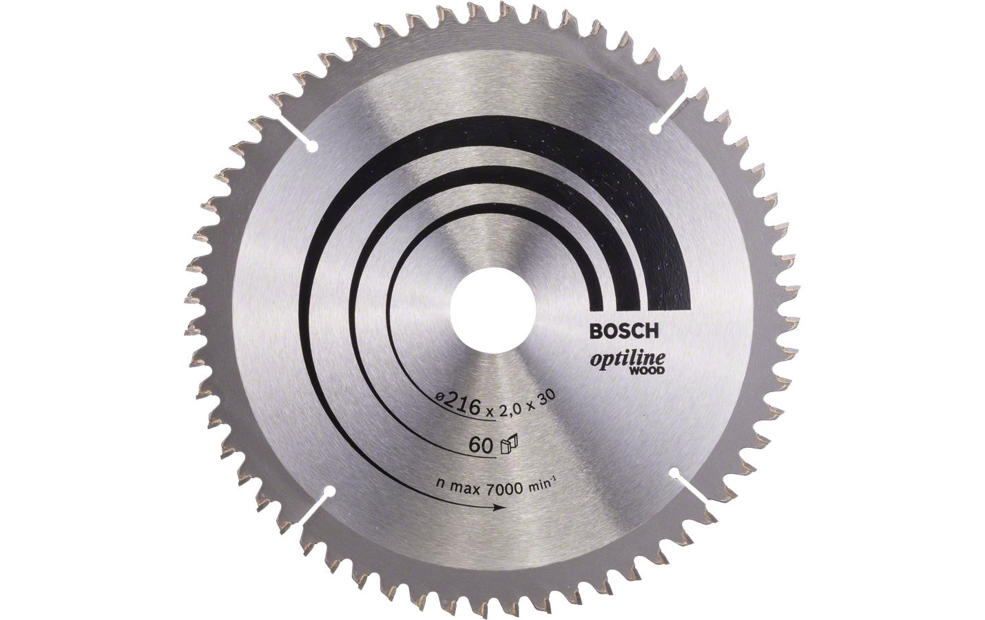 Bosch Professional Kreissägeblatt Optiline Wood