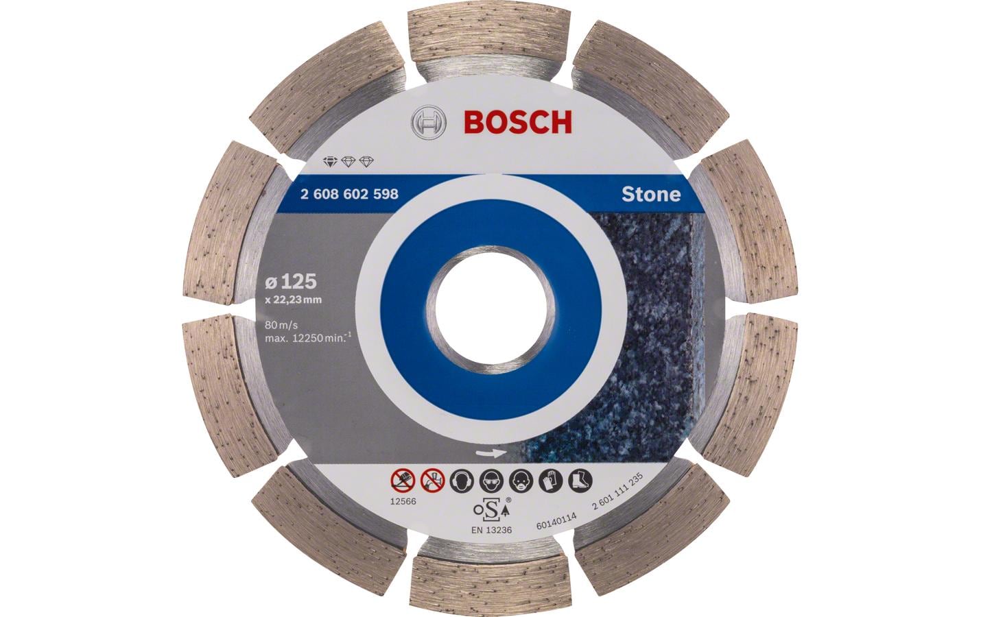 Bosch Professional Diamanttrennscheibe Standard for Stone
