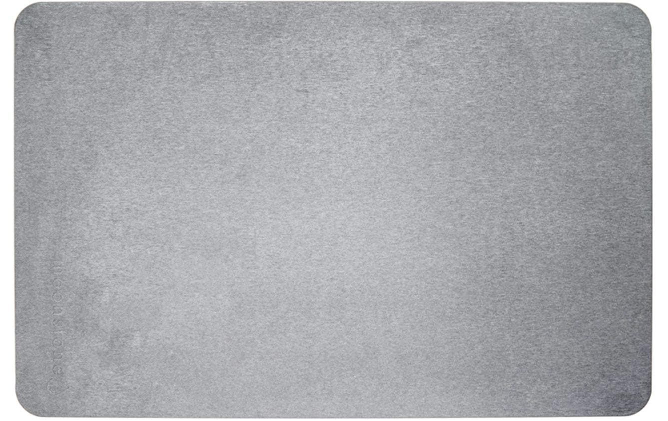 Moonstone Badematte aus Diatomit Hellgrau, 60x40x1 cm (LxBxT), Anti-Bakt.