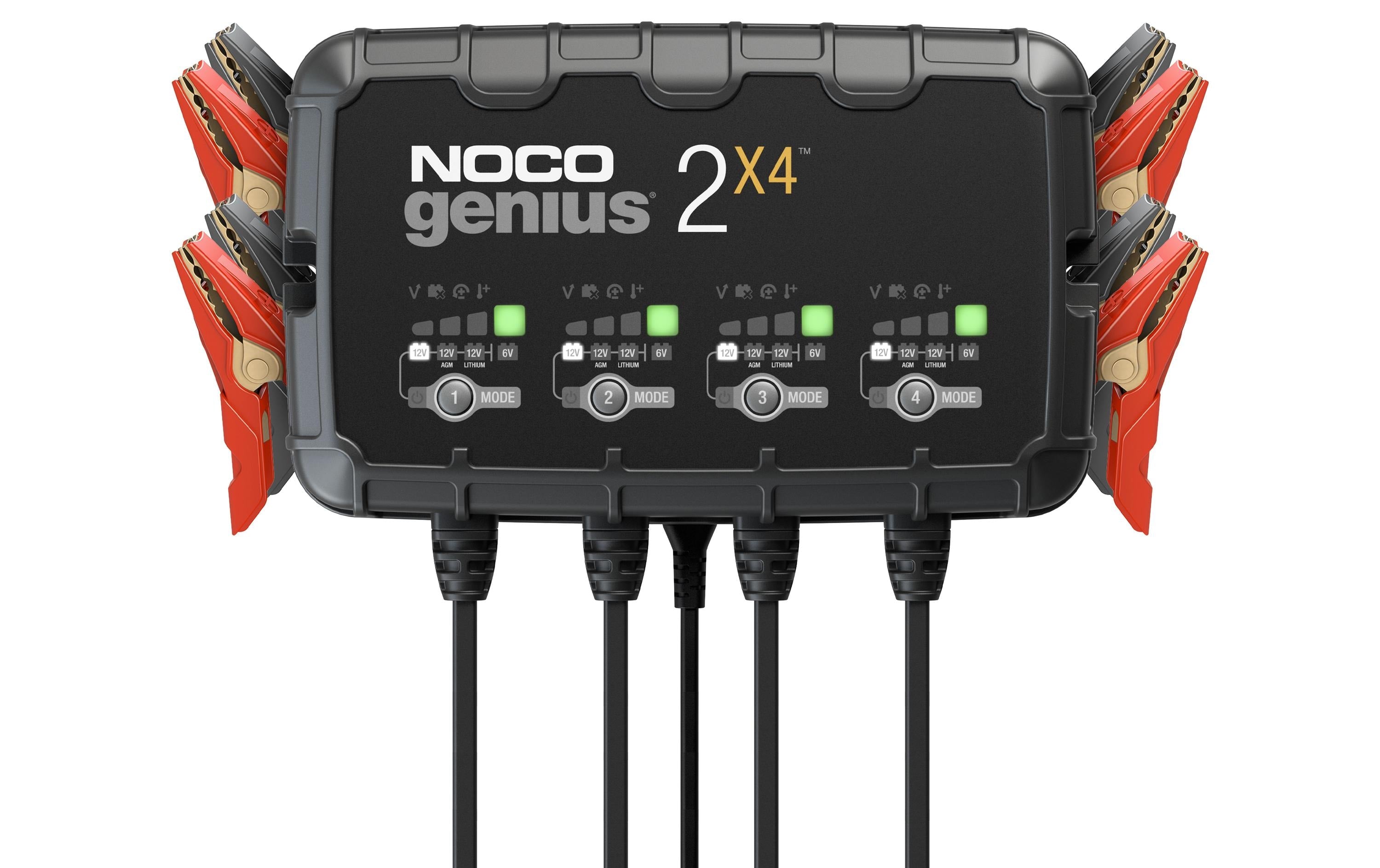 Genius Battery Charger GENIUS2X4 4x2A / 6-12Volt