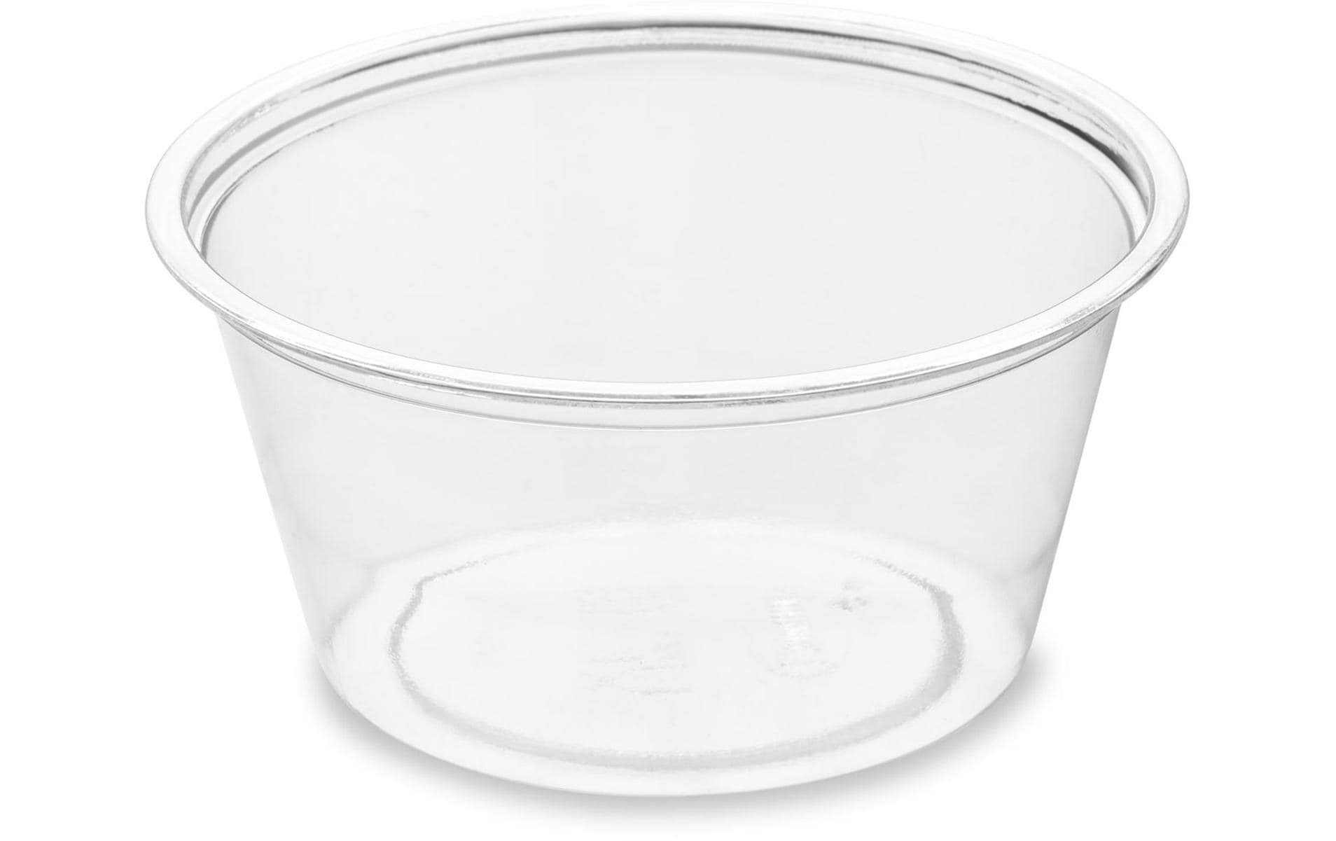 Duni Dressingbecher 60ml 100Stück, rPET 64x64x30mm Transparent